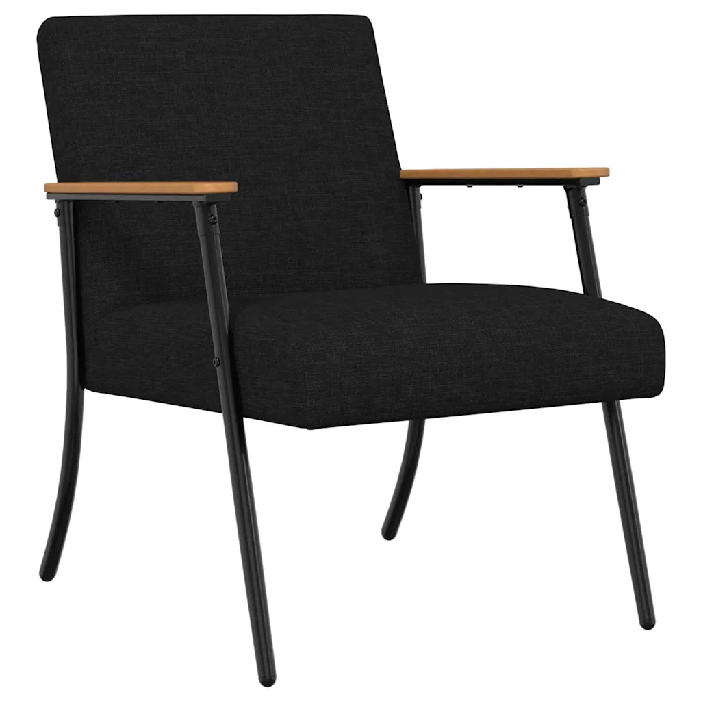 Divano Sedia-Poltrona-Poltroncina Nero Tessuto 551575