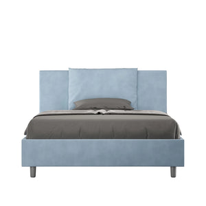 Letto Matrimoniale Francese 140x200 cm Senza Rete Antea Azzurro