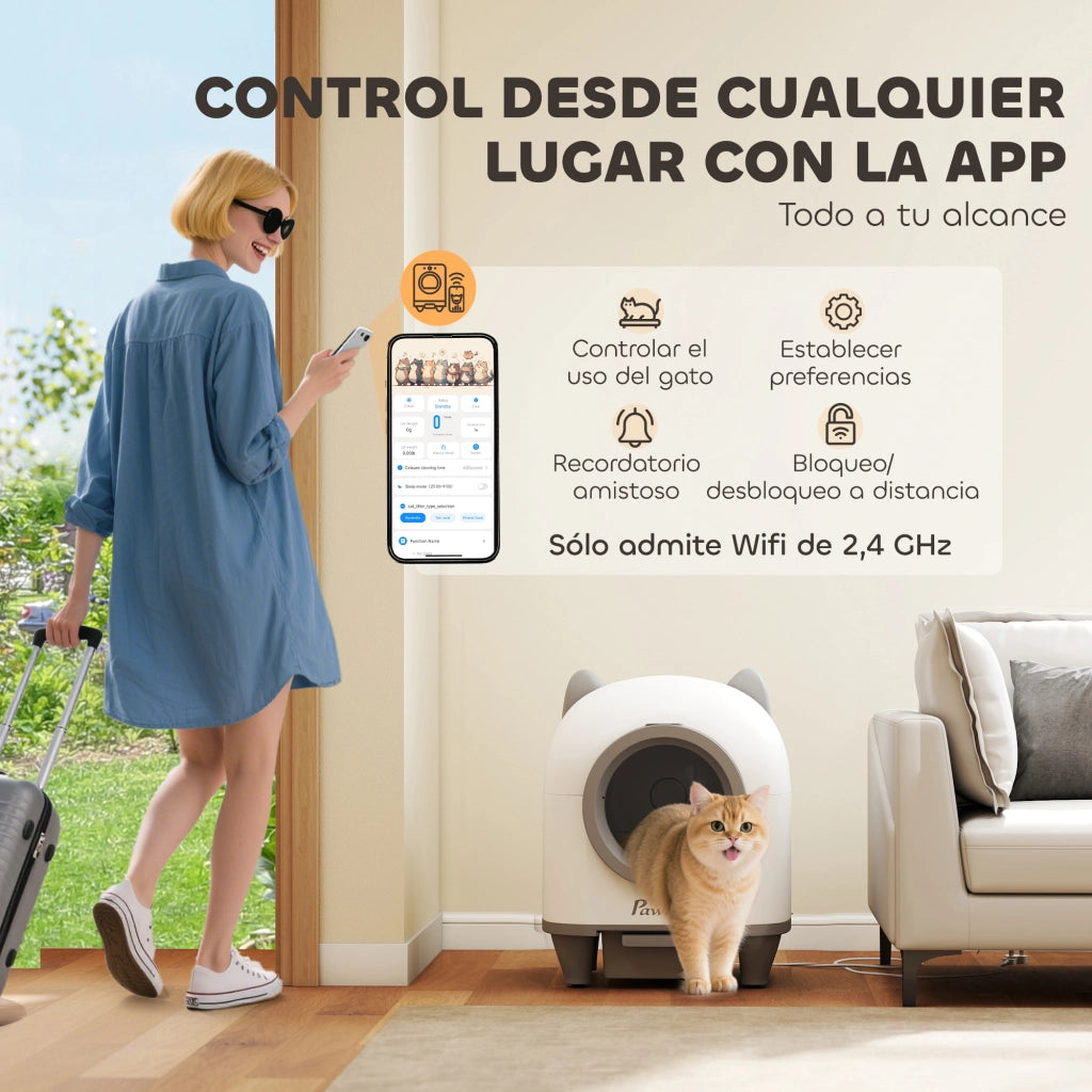 Casetta igienica per gatti autopulente ¨C Minimal ¨C 80L
