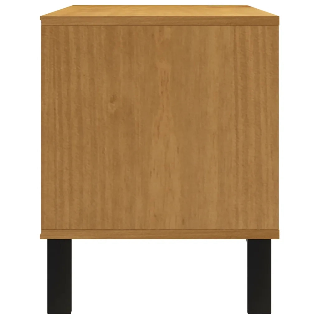 Mobile TV FLAM 110x40x50 cm in Legno Massello di Pino 357820