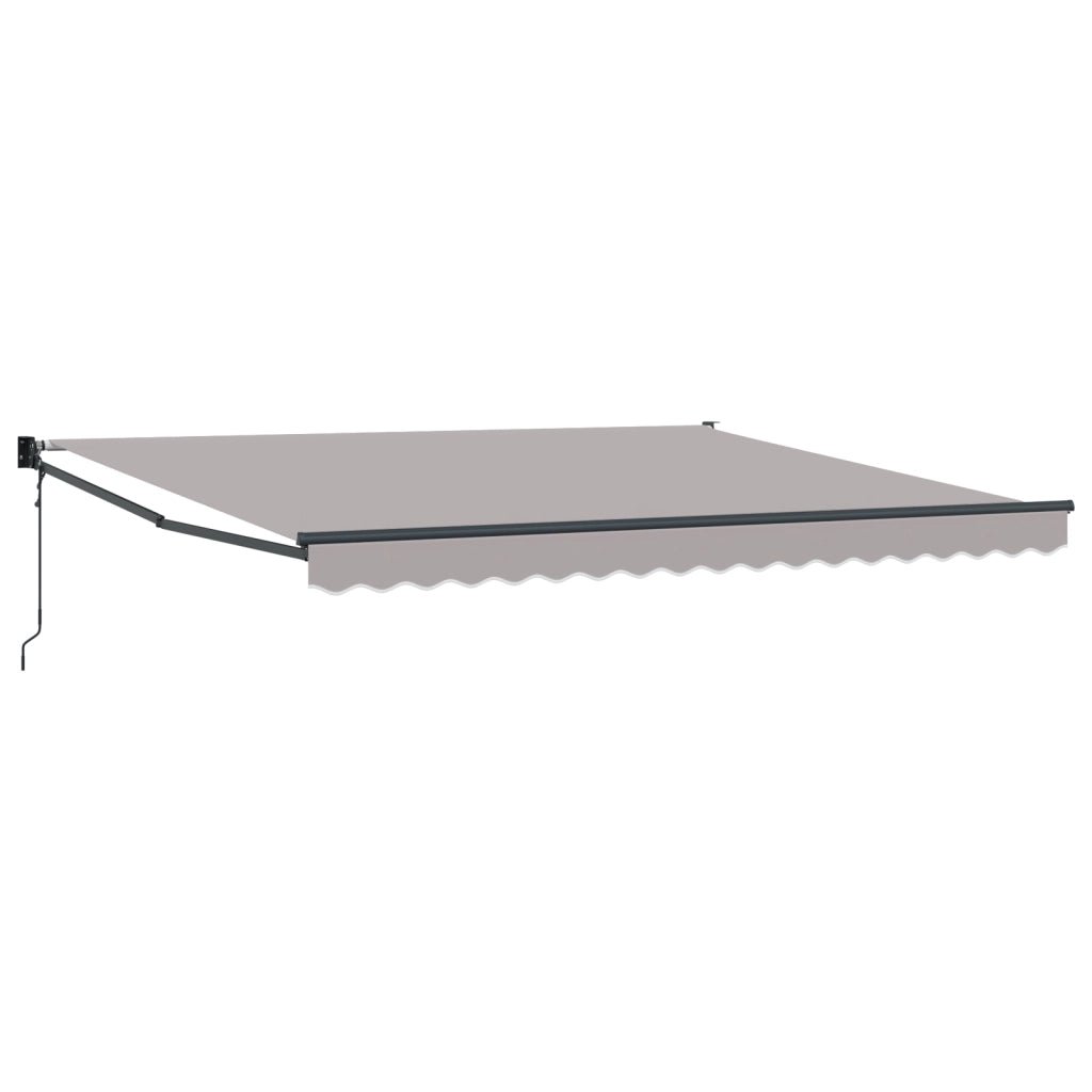 Tenda Retrattile Automatica Grigio Chiaro 400x300 cm