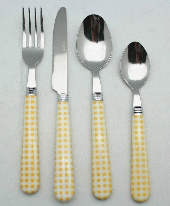 Set di utensili, lisciatore di superfici in acciaio inossidabile, resistente all'acqua del lavastoviglie / Salute e durata, 24 pezzi