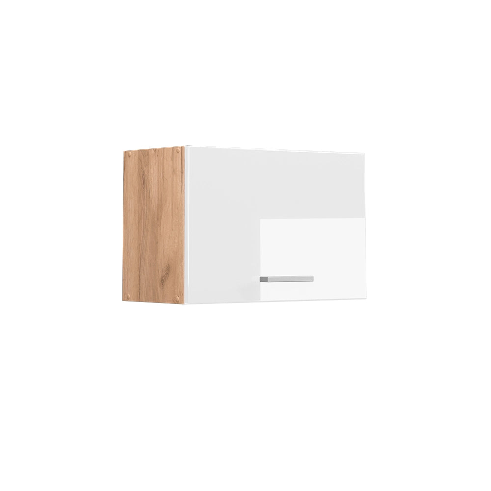 Vicco Pensile da cucina Bianco lucido 60 cm Piatto