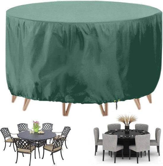 Cassetti per tavoli da giardino impermeabili per tavoli rotondi 180 x 90 cm - UV e ventresolida, 420D stoffa Oxford