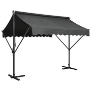 Tenda Parasole con Piedistallo 300x300 cm Antracite cod mxl 54703