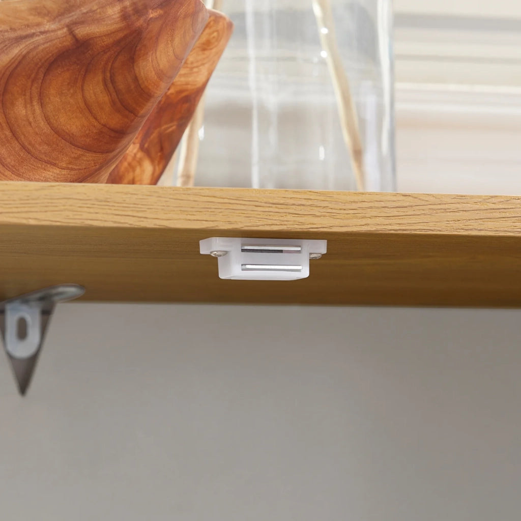 Mobiletto Soggiorno Credenza Cucina Armadio Bagno Libreria Scaffale Mobiletto Multiuso Consolle BZR41-W