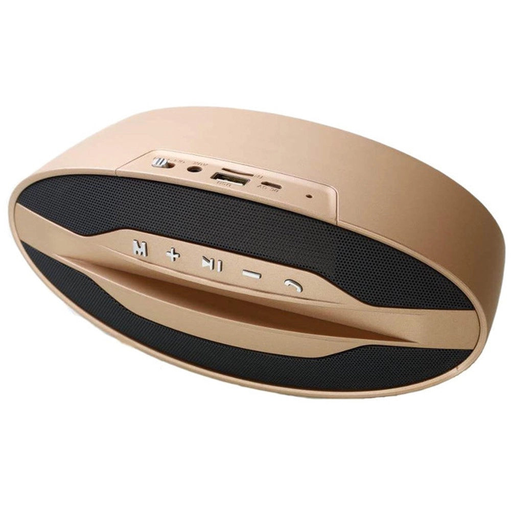 Trade Shop - Speaker Cassa Portatile Bluetooth Mp3 Vivavoce Led Microsd Usb Tf Radio Fm Mux99 -