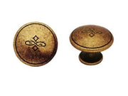 POMOLI PER MOBILI MOD.24130 IN ZAMA FLORENCE- - ø mm.25 - 5 pezzi METALSTYLE