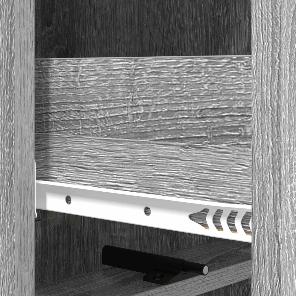 Mobile con Cassetti Grigio Sonoma 33 x 34,5 x 92 cm