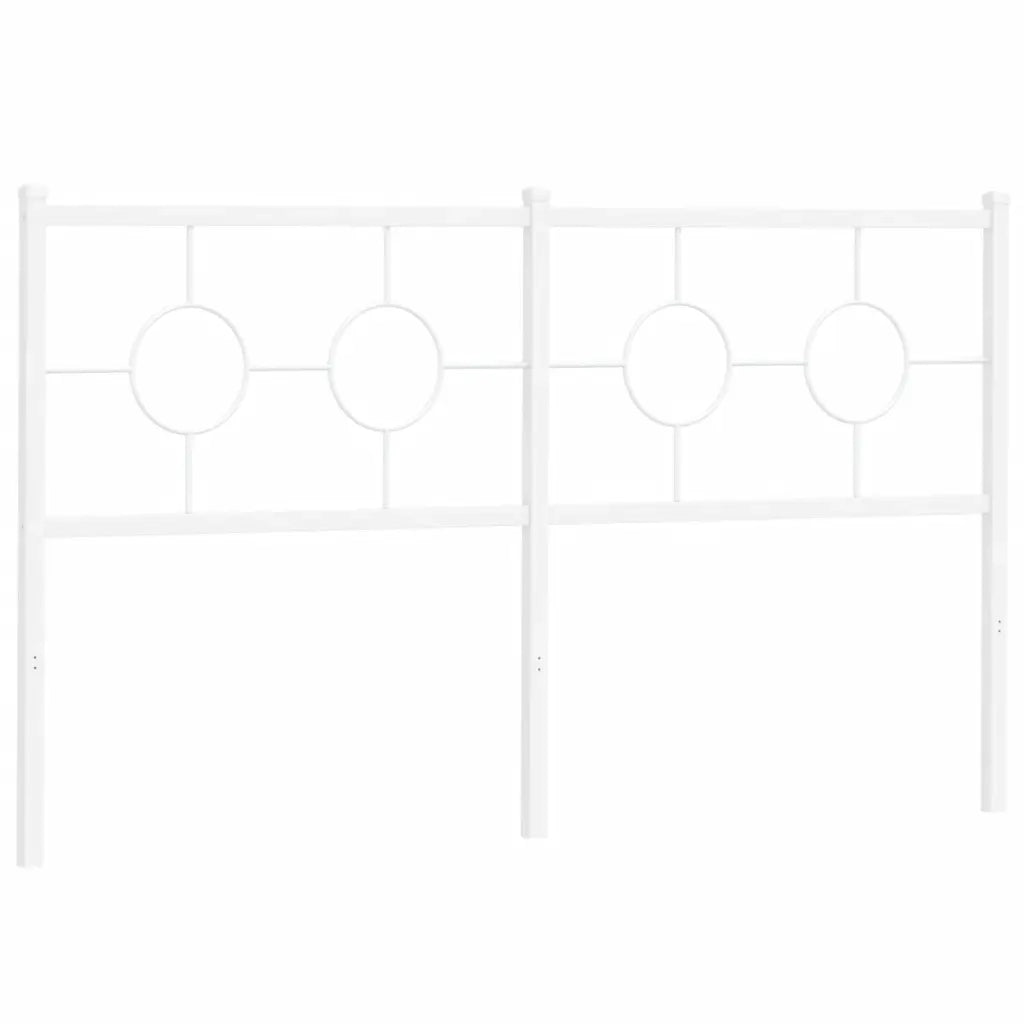 Testiera in Metallo-Testiera in Ferro-Testata Bianco 160 cm 716397