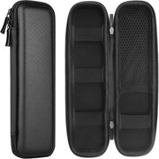 Etui per Pennarelli - Borsa dura con cerniera - Doppia protezione per pennarelli - matite - cavo USB - Nero