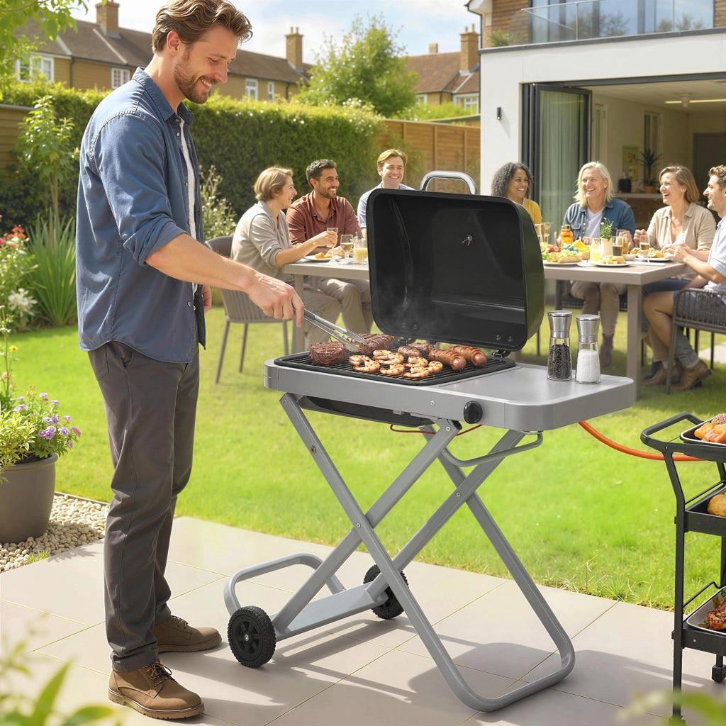 Grill a Gas Portatile 1 Bruciatore 2,5kW ¨C Minimal ¨C Grigio