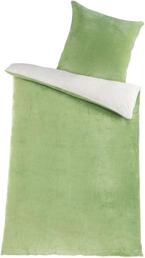 Dekbedovertrek invernale con cuscino, realizzato in koraalfleece, sente come il cashmere, 135 x 200 cm, 135 x 200 cm.