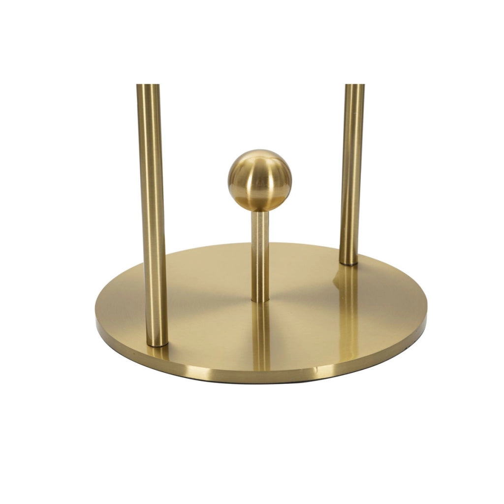 Lampada da Tavolo VKH148, Oro, Metallo, 21x21x47 cm
