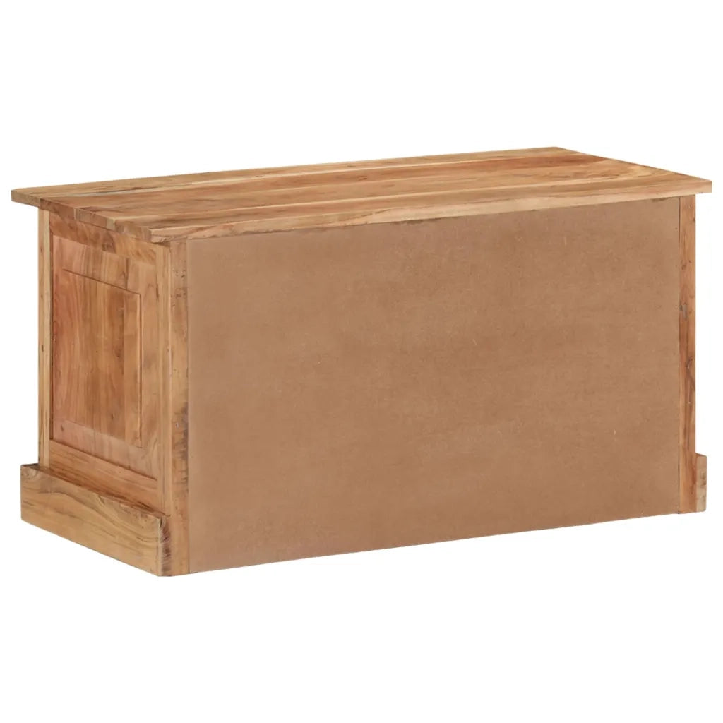 Panca con Scarpiera 85x40x45 cm in Legno Massello di Acacia 337826