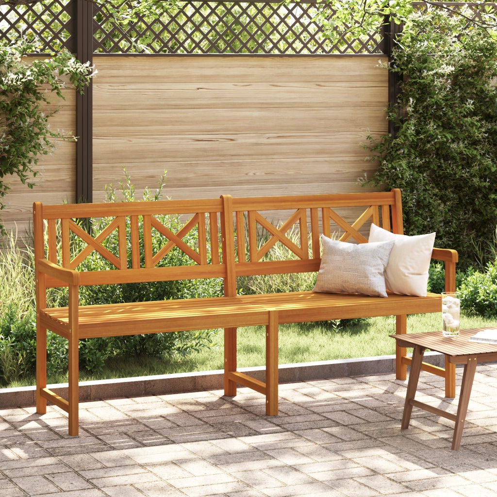 Panchina da Giardino 180x56x90 cm Legno Massello di Acacia