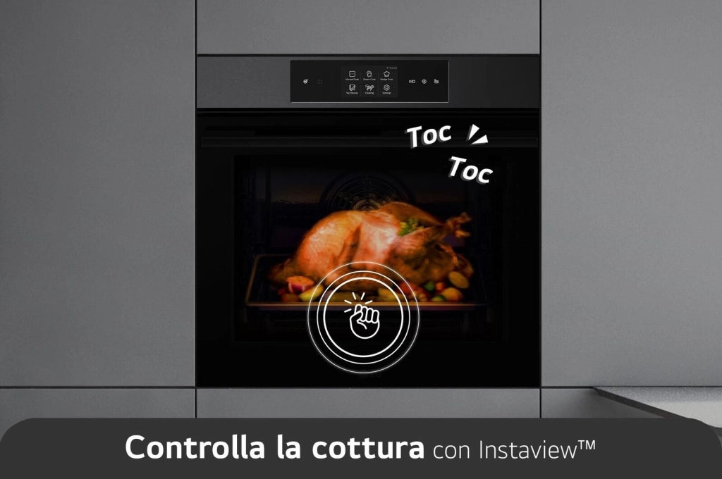 LG InstaView WSED7665B Forno a vapore 76L Classe A++ Display 4,3" EasyClean Wi-Fi