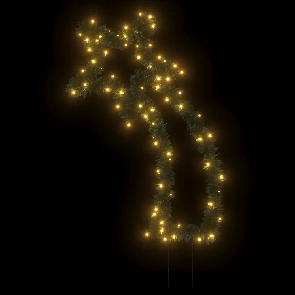 Luce Decorativa Natale con Picchetti Stella Cadente 80LED 62cm CFW8634597