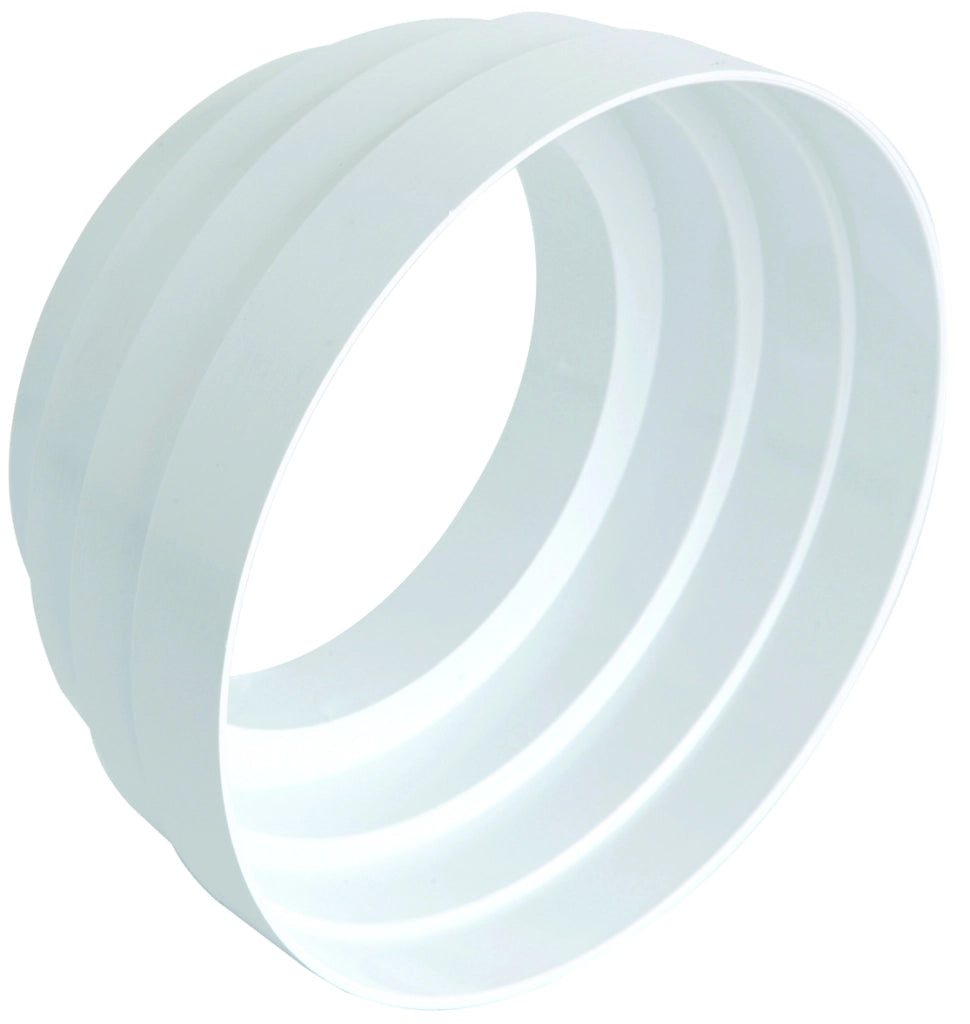 CONO DI RIDUZIONE PER AERAZIONE CANALIZZATA  ø mm. 125-100, col. Bianco
