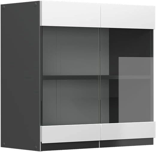 Frontale cucina R-Line, Bianco, 59.2 x 59 cm frontale del mobile per pensile con vetro