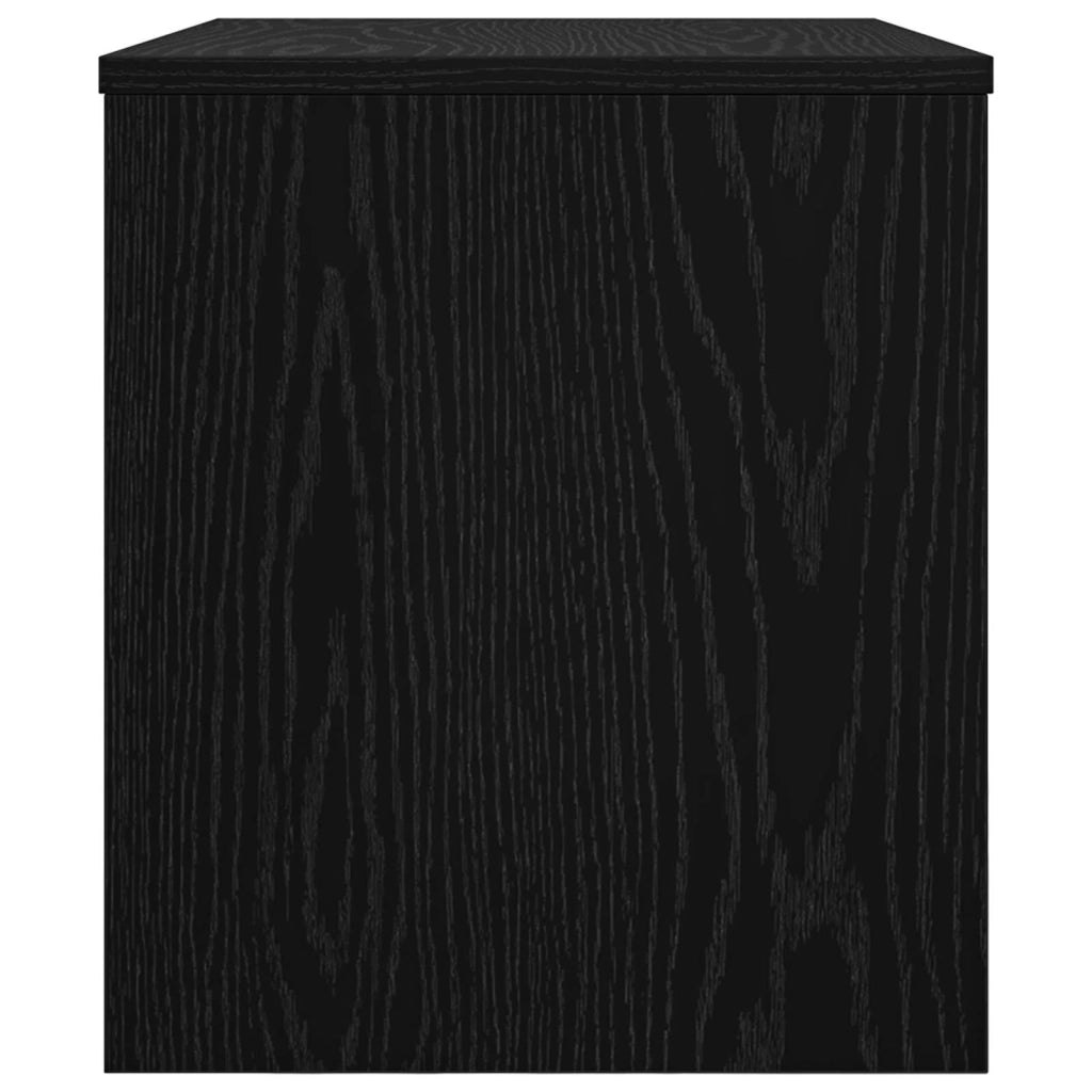 Mobile TV-Credenza per TV Rovere Nero 60 x 35 x 40 cm Legno multistrato