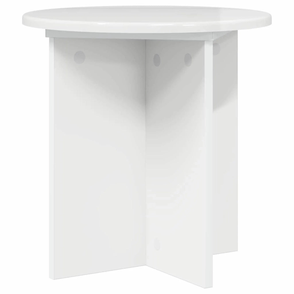 Supporto per piante 2 pcs Bianco Lucido 40 x 40 x 40 cm