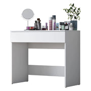 Mobile da Trucco Fele, Toeletta Specchio Incluso, 90x45x77h cm Bianco
