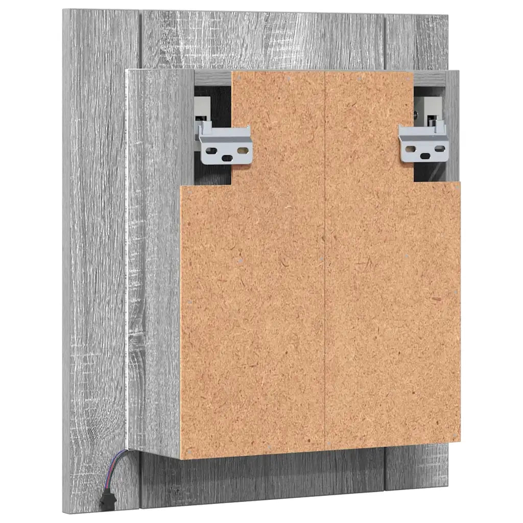 Mobile da Bagno Grigio Sonoma 40x12x45cm in Legno Multistrato 822834