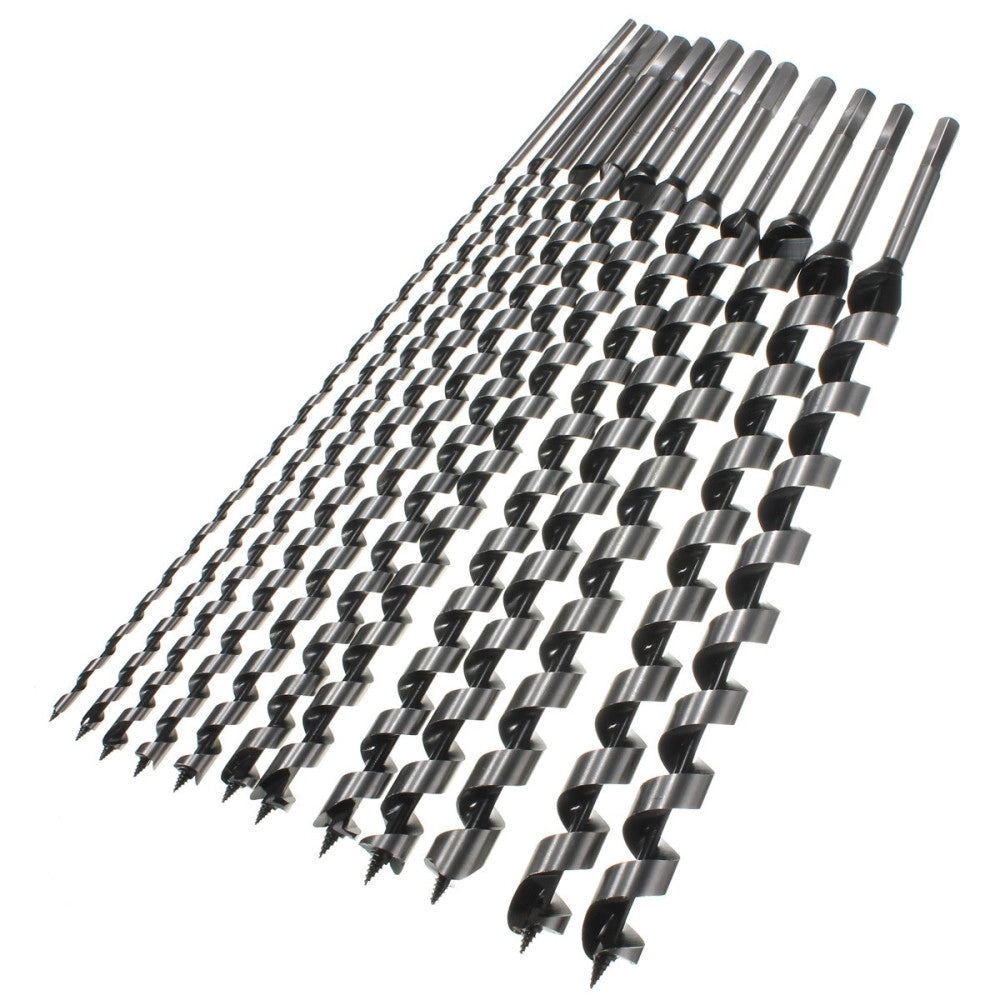 Trade Shop - Kit 6 Punte Per Trapano Tassellatore Puntale Trivella Autofilettante Legno 460m -