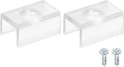 Accessori per Striscia LED - Clip di Montaggio - Supporto - 20 pezzi - Canale di Parete - Impermeabile - Adatto per 9,5mm - 10mm - Striscia LED trasparente - Illuminazione - Bianco.