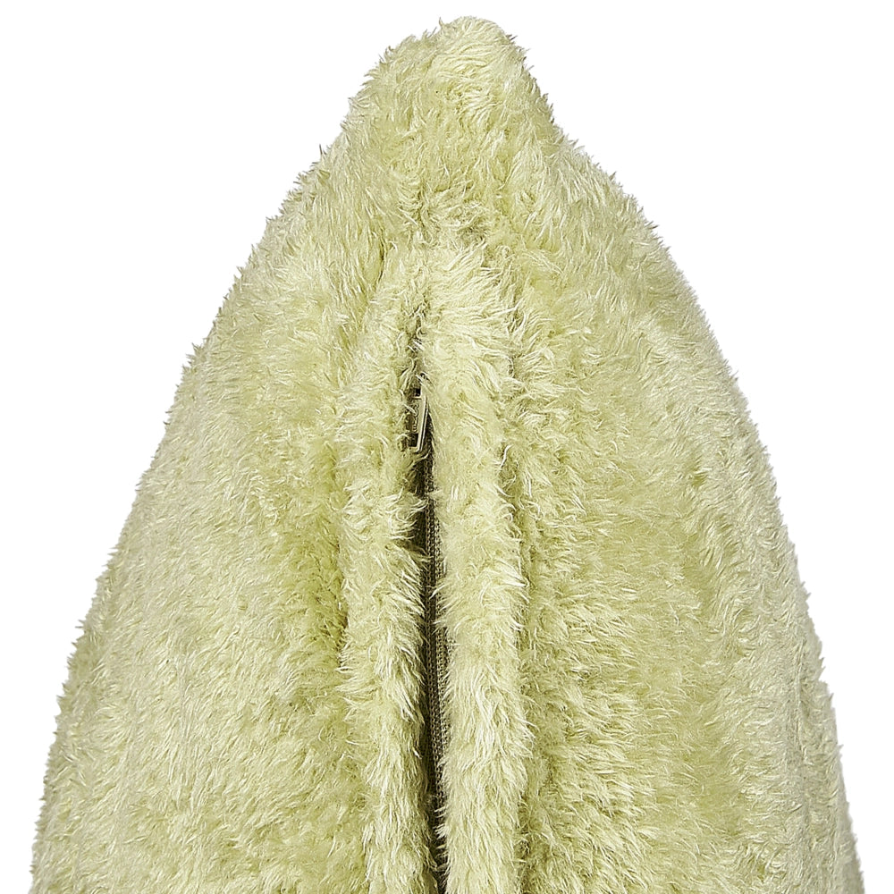 Cuscino decorativo in poliestere verde 45 x 45 cm in stile boho con imbottitura