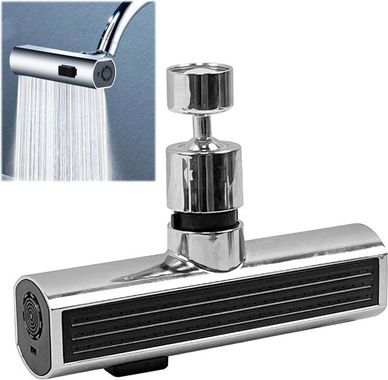 Rubinetto da Cucina a Cascata, Rubinetto da Cucina a Cascata 360°, Attacco Rotante per Rubinetto da Cucina, Rubinetto da Cucina per Lavello da Cucina