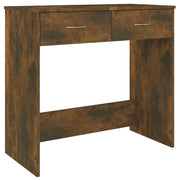 Scrivania | Tavolo da Ufficio Rovere Fumo 80x40x75 cm in Legno Multistrato