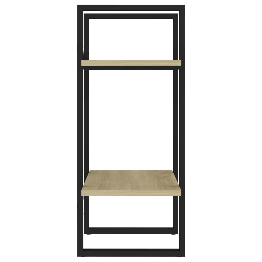 Libreria 2 Ripiani Rovere Sonoma 40x30x70 cm Legno Multistrato 806410