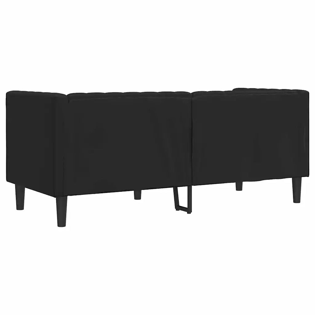 Divano Nero 174 x 74,5 x 70,5 cm PVC