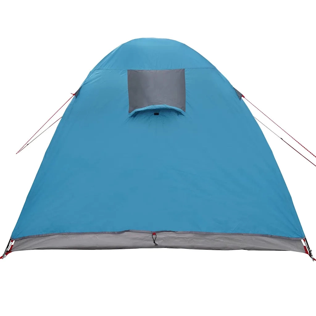 Tenda a Cupola con tetto-Tenda da campeggio Blu 384 x 254 x 170 cm