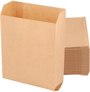 Zaini in Carta 300 Stuks - Carta Kraft - 15 x 5 x 22 cm - Resistenti al Grassamento - Borse per la Spesa/Zaini per Caramelle - Adatti per Snack - Zaini da Regalo
