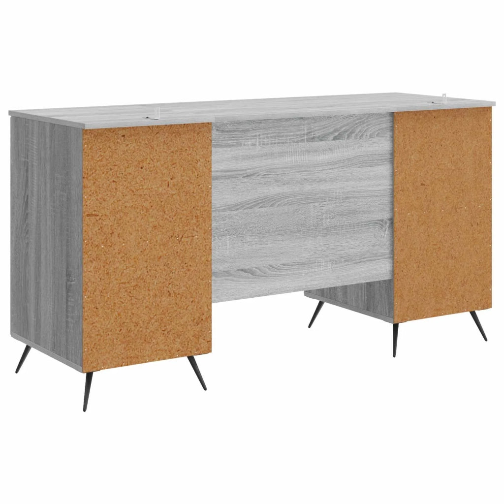 Scrivania Grigio Sonoma 142,5 x 50 x 75 cm Legno ingegnerizzato 3414636