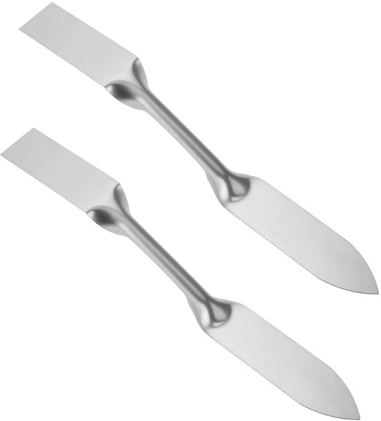Spatola RVS 22,5 cm - Spazzola - Trottola - Gesso - Manico Antiscivolo - Leggero
