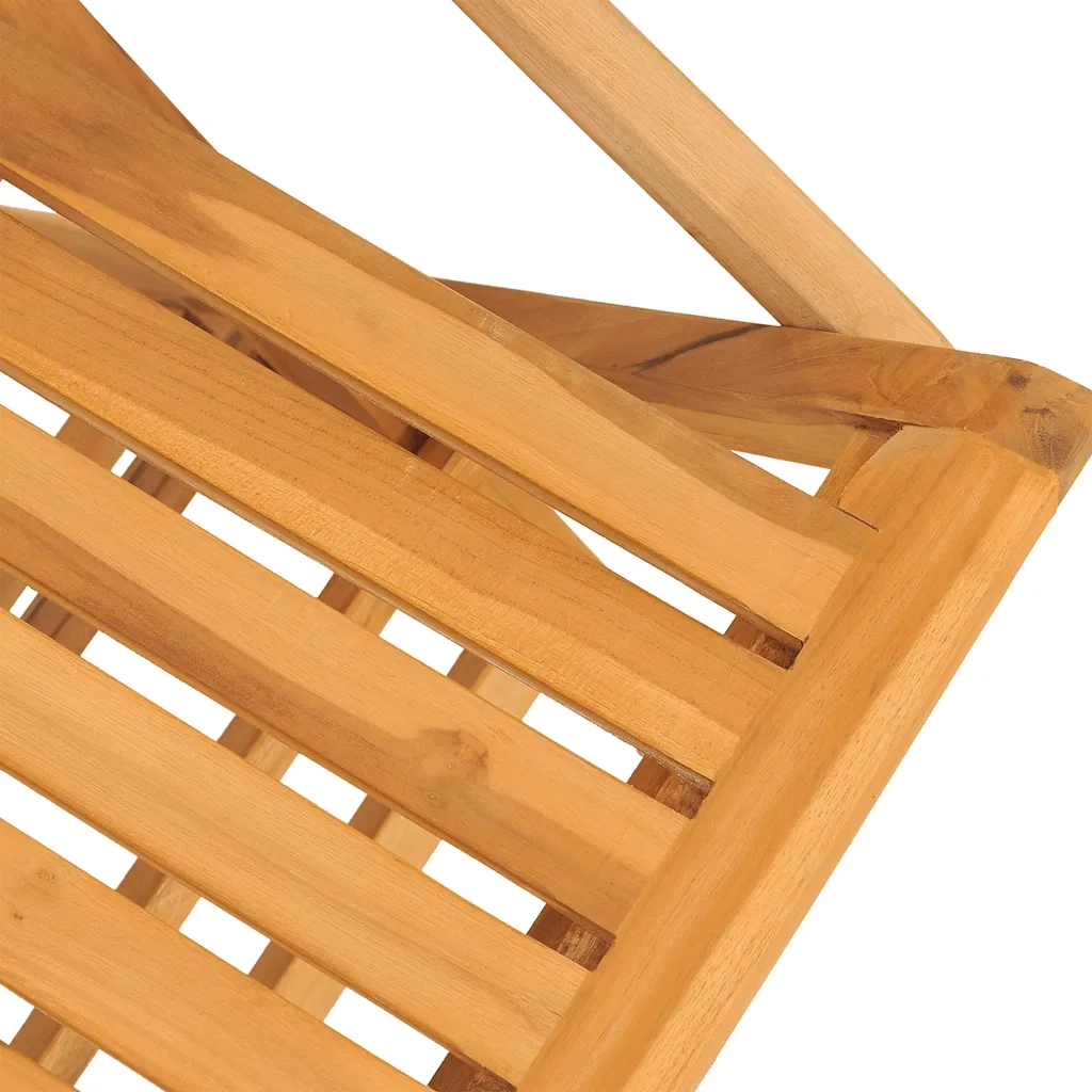 Sedie da Giardino Pieghevoli 2pz 61x67x90cm Legno Massello Teak 362758