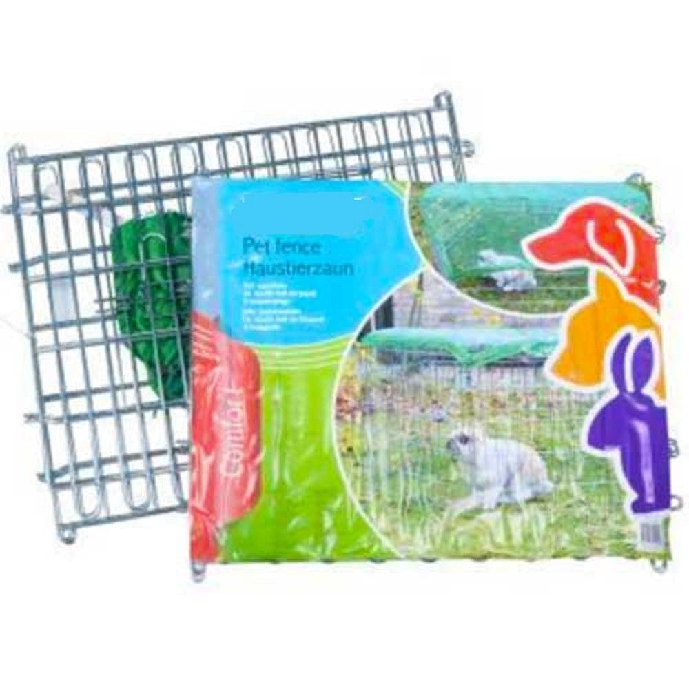 Trade Shop - Recinzione Da Giardino Per Animali Domestici Con Telo Coprisole Reticolato -