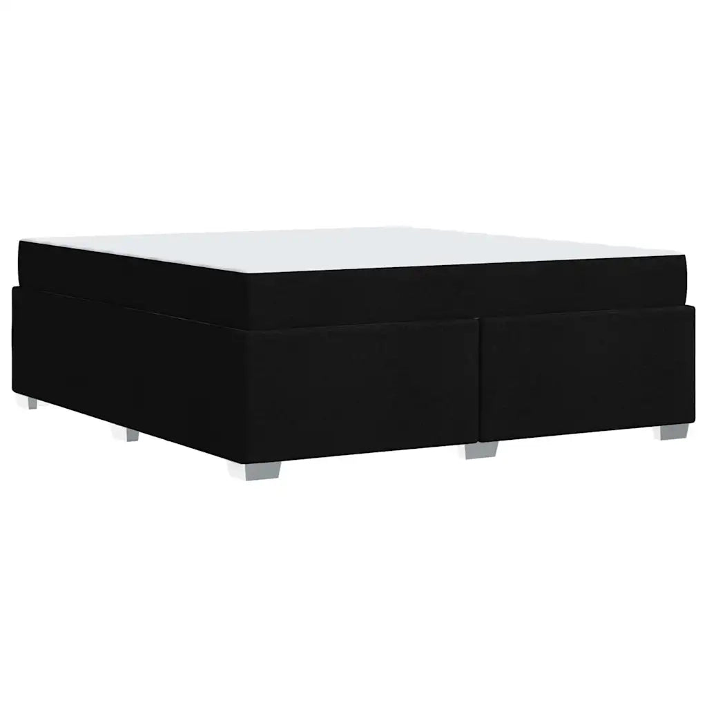 vidaXL Struttura del letto Nero 180 x 200 cm Tessuto