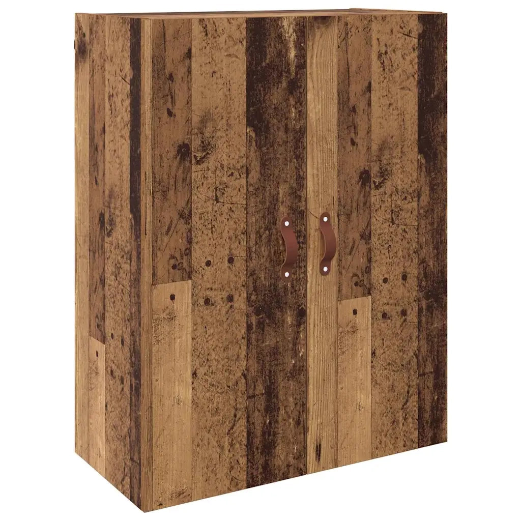 vidaXL Armadi da Muro 2 pcs Legno vecchio 69.5 x 34 x 90 cm
