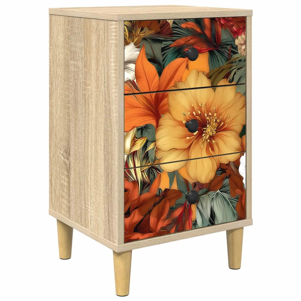 Armadio da Notte GENNEP Rovere Sonoma 36 x 33 x 60 cm 8007281