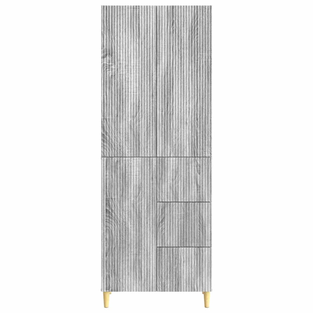 Set di armadi 2 pcs Sonoma grigio 66 x 34,5 x 90 cm 3416580