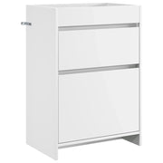 Mobiletto da Bagno Sotto Lavabo Bianco 56 x 37,5 x 81 cm