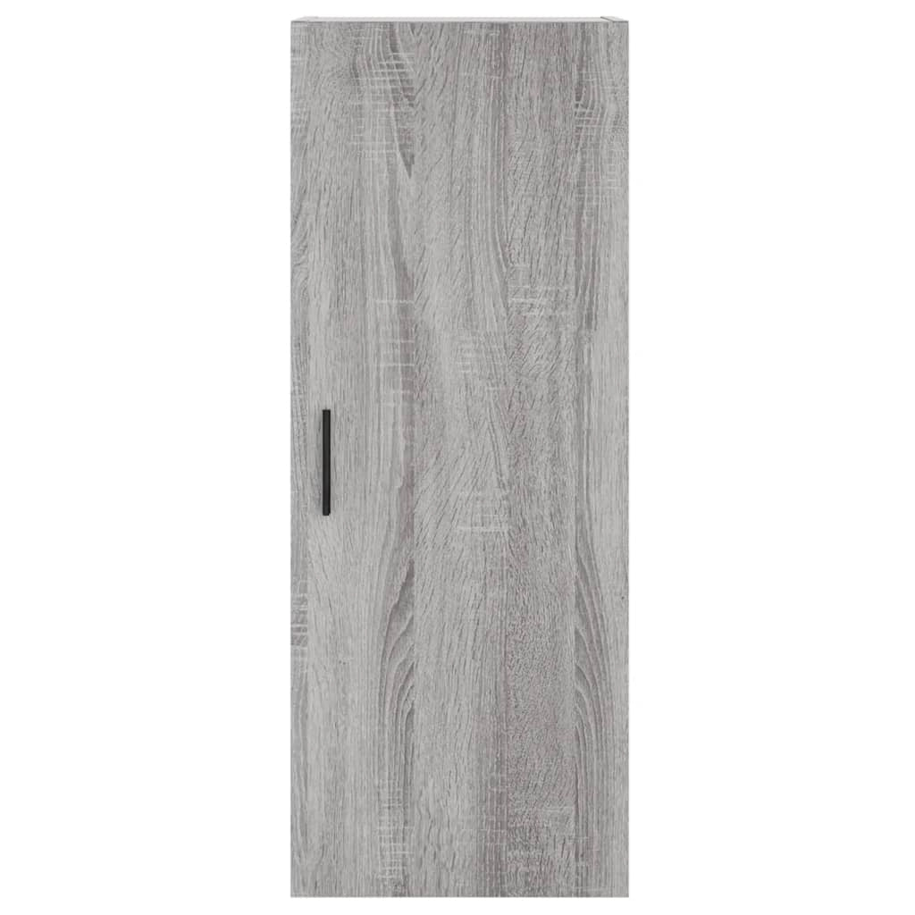 Buffet credenza cassettiera armadio mobile contenitore organizer cucina soggiorno salotto rovere Sonoma alto 34,5 x 34 x 180 cm legno ingegnerizzato grigio 02_0035202
