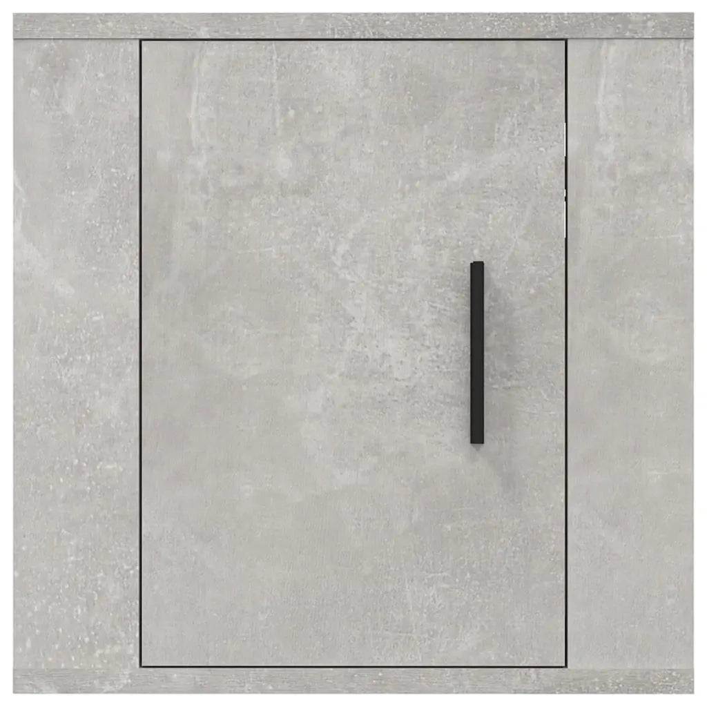 Mobili Porta TV a Parete 2 pz Grigio Cemento 40x34,5x40 cm 816649