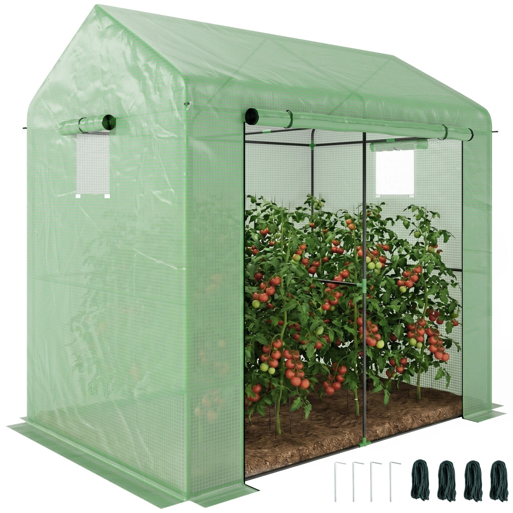 Serra da giardino ¨C zephmum ¨C verde 200x140x200 cm