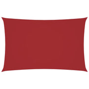 Parasole a vela | Telo Ombra | Vela da ombra Oxford Rettangolare 2x4,5 m Rosso